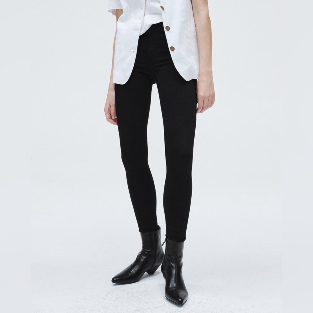 $220 NEW Rag & Bone Slim Skinny Low Rise Jeans Pants Sz 25 Equestrian leggings - Picture 1 of 14